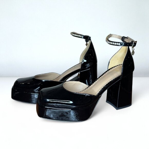 NWT Maje D’Orsay Patent Leather Pumps - Picture 1 of 10